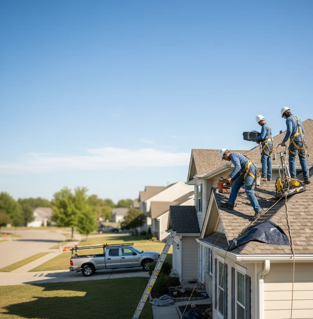 Roof Repair in Cadillac